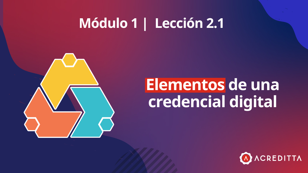 Elementos de una credencial digital